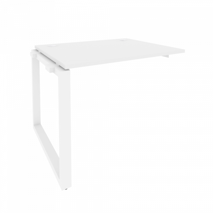 Onix Наборный элемент рабочей станции на О-образном м/к O.MO-1.NRS-1.8 Белый Бриллиант/Металл Белый