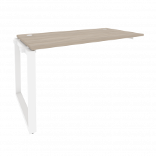 Onix Наборный элемент рабочей станции на О-образном м/к O.MO-1.NRS-3.7 Дуб Аттик/Металл Белый 1380*7
