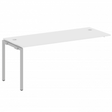 Metal System Quattro Проходной элемент рабочей станции на П-образном м/к 40БП.ПРС-СП-1.5 Белый/Метал