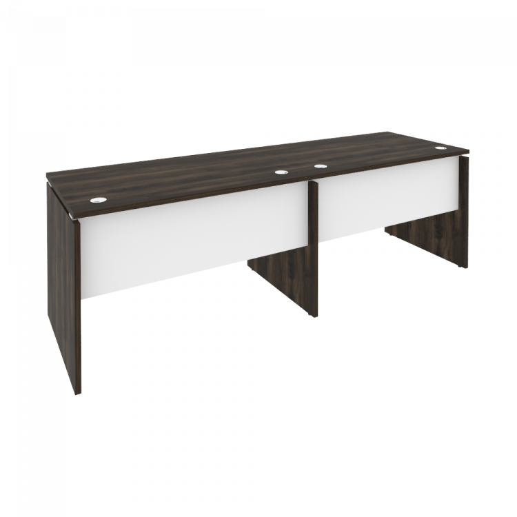 Onix Рабочая станция O.RS-2.2.7 Дуб Мали/Белый Бриллиант 2360*720*750