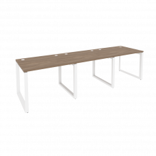 Onix Рабочая станция на О-образном м/к O.MO-RS-3.1.8 Дуб Аризона/Металл Белый 2940*800*750