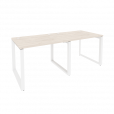 Onix Рабочая станция на О-образном м/к O.MO-RS-2.1.8 Денвер Светлый/Металл Белый 1960*800*750