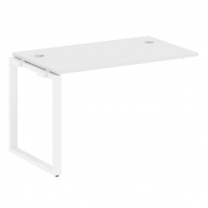 Metal System Проходной элемент рабочей станции на О-образном м/к БО.ПРС-СП-1.2 Белый/Металл Белый 12