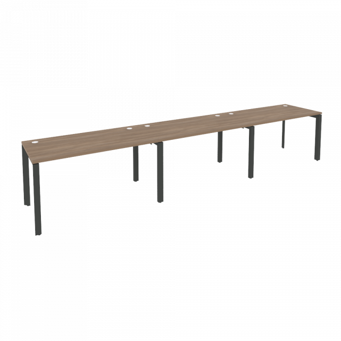 Onix Рабочая станция на П-образном м/к O.MP-RS-3.3.7 Дуб Аризона/Металл Антрацит 4140*720*750