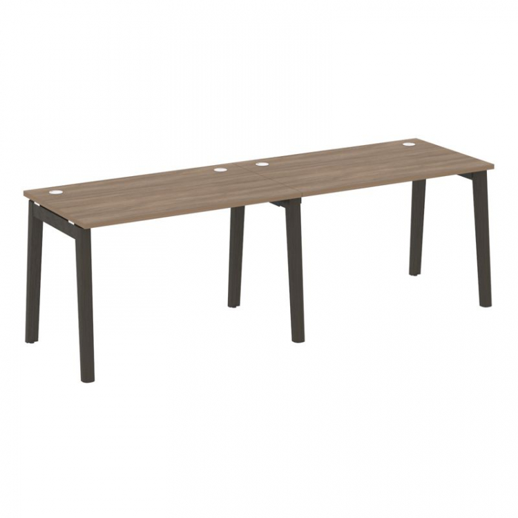 Onix Wood Рабочая станция OW.RS-2.2.7 Дуб Аризона/Дуб Темный/Металл Антрацит 2360*720*750