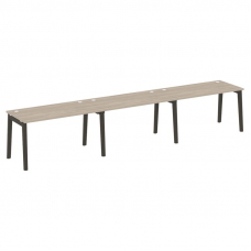 Onix Wood Рабочая станция OW.RS-3.3.7 Дуб Аттик/Дуб Темный/Металл Антрацит 4140*720*750