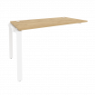 Onix Наборный элемент рабочей станции на П-образном м/к O.MP-1.NRS-3.7 Тиквуд Светлый/Металл Белый 1