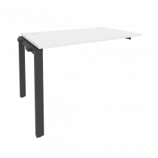 Onix Наборный элемент рабочей станции на П-образном м/к O.MP-1.NRS-2.7 Белый Бриллиант/Металл Антрац