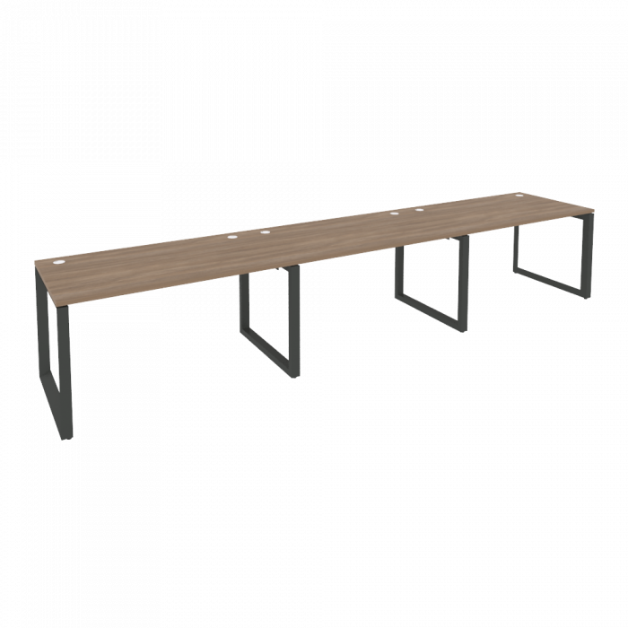 Оникс Рабочая станция на О-образном м/к O.MO-RS-3.3.8 Дуб Аризона/Металл Антрацит 4140*800*750