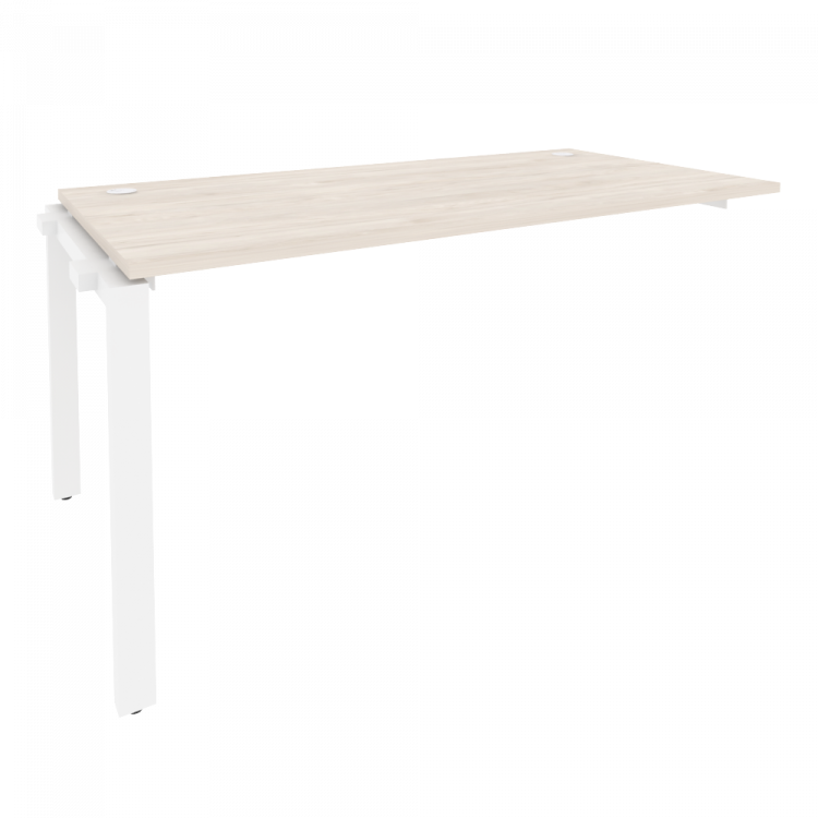 Onix Наборный элемент рабочей станции на П-образном м/к O.MP-1.NRS-4.8 Денвер Светлый/Металл Белый 1