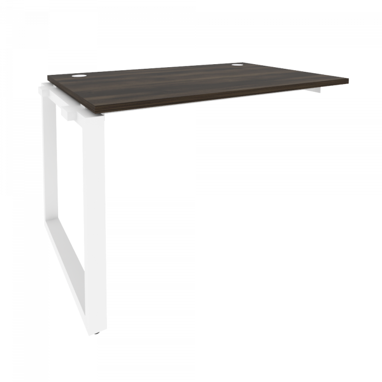 Onix Наборный элемент рабочей станции на О-образном м/к O.MO-1.NRS-2.8 Дуб Мали/Металл Белый 1180*80