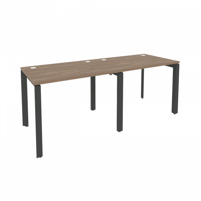 Onix Рабочая станция на П-образном м/к O.MP-RS-2.1.7 Дуб Аризона/Металл Антрацит 1960*720*750