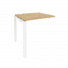 Onix Наборный элемент рабочей станции на П-образном м/к O.MP-1.NRS-0.7 Тиквуд Светлый/Металл Белый 7