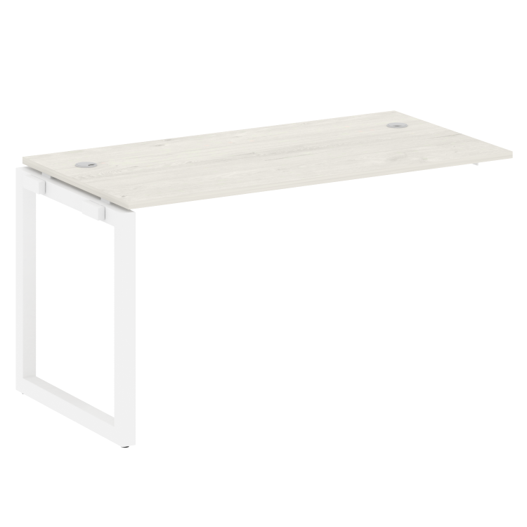 Metal System Quattro Проходной элемент рабочей станции на О-образном м/к 50БО.ПРС-СП-1.3 Дуб Наварра