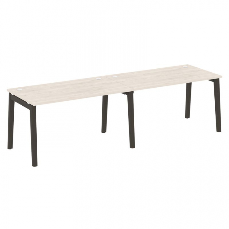 Onix Wood Рабочая станция OW.RS-2.3.8 Денвер Светлый/Дуб Темный/Металл Антрацит 2760*800*750