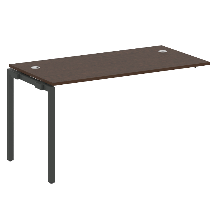 Metal System Quattro Проходной элемент рабочей станции на П-образном м/к 40БП.ПРС-СП-1.3 Венге Цаво/