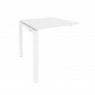 Onix Наборный элемент рабочей станции на П-образном м/к O.MP-1.NRS-0.8 Белый Бриллиант/Металл Белый