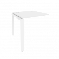 Onix Наборный элемент рабочей станции на П-образном м/к O.MP-1.NRS-0.8 Белый Бриллиант/Металл Белый