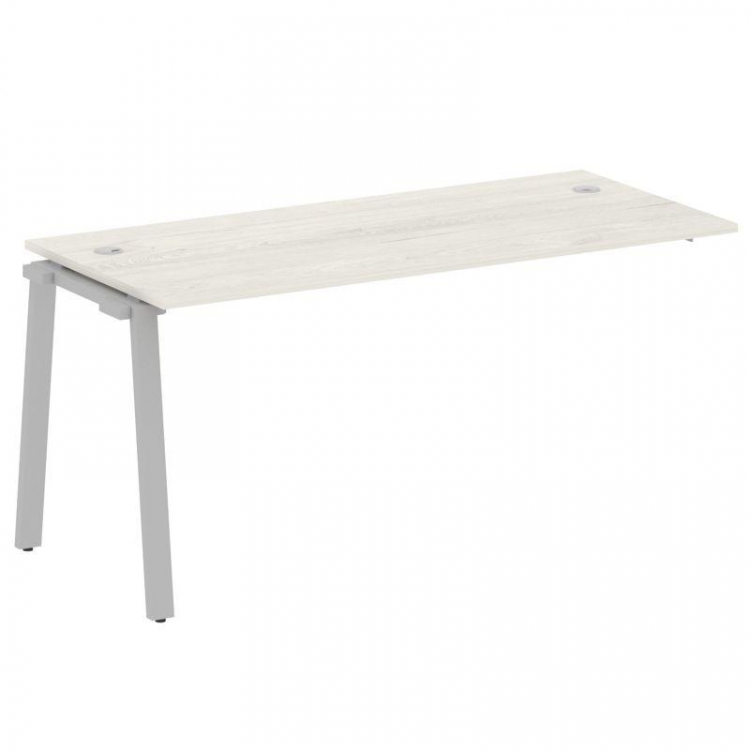 Metal System Проходной элемент рабочей станции на А-образном м/к БА.ПРС-СП-1.4 Дуб Наварра/Металл Се