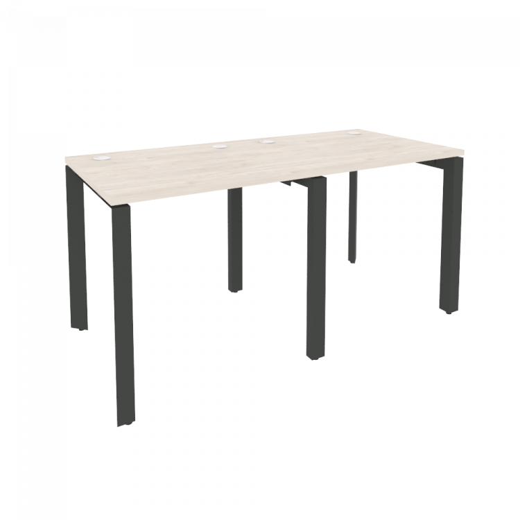 Onix Рабочая станция на П-образном м/к O.MP-RS-2.0.7 Денвер Светлый/Металл Антрацит 1560*720*750