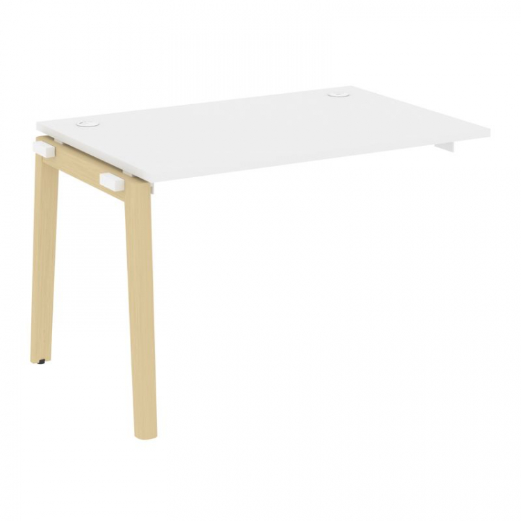 Onix Wood Наборный эл. раб. станции OW.1.NRS-2.8 Белый Бриллиант/Дуб Светлый/Металл Белый 1180*800*7