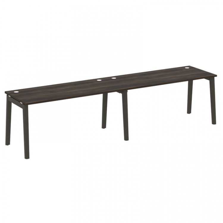 Onix Wood Рабочая станция OW.RS-2.4.7 Дуб Мали/Дуб Темный/Металл Антрацит 3160*720*750