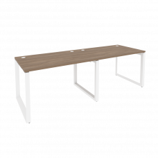 Onix Рабочая станция на О-образном м/к O.MO-RS-2.2.8 Дуб Аризона/Металл Белый 2360*800*750