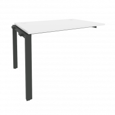 Onix Наборный элемент рабочей станции на П-образном м/к O.MP-1.NRS-2.8 Белый Бриллиант/Металл Антрац