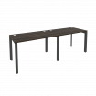 Onix Рабочая станция на П-образном м/к O.MP-RS-2.2.7 Дуб Мали/Металл Антрацит 2360*720*750