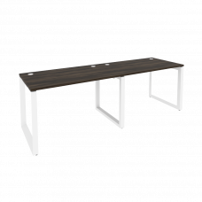 Onix Рабочая станция на О-образном м/к O.MO-RS-2.2.7 Дуб Мали/Металл Белый 2360*720*750