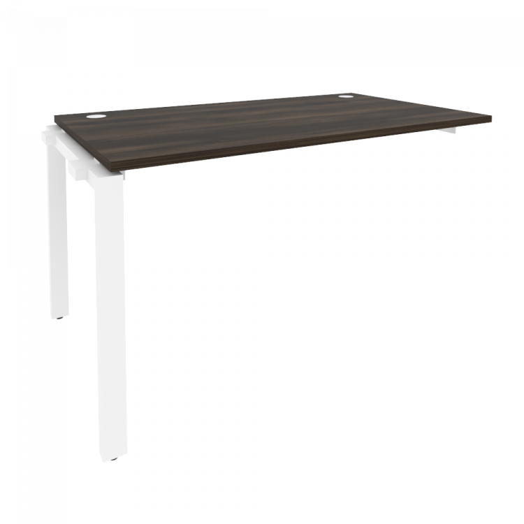 Onix Наборный элемент рабочей станции на П-образном м/к O.MP-1.NRS-3.8 Дуб Мали/Металл Белый 1380*80