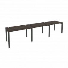 Onix Рабочая станция на П-образном м/к O.MP-RS-3.2.7 Дуб Мали/Металл Антрацит 3540*720*750