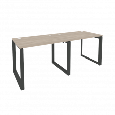 Onix Рабочая станция на О-образном м/к O.MO-RS-2.1.7 Дуб Аттик/Металл Антрацит 1960*720*750