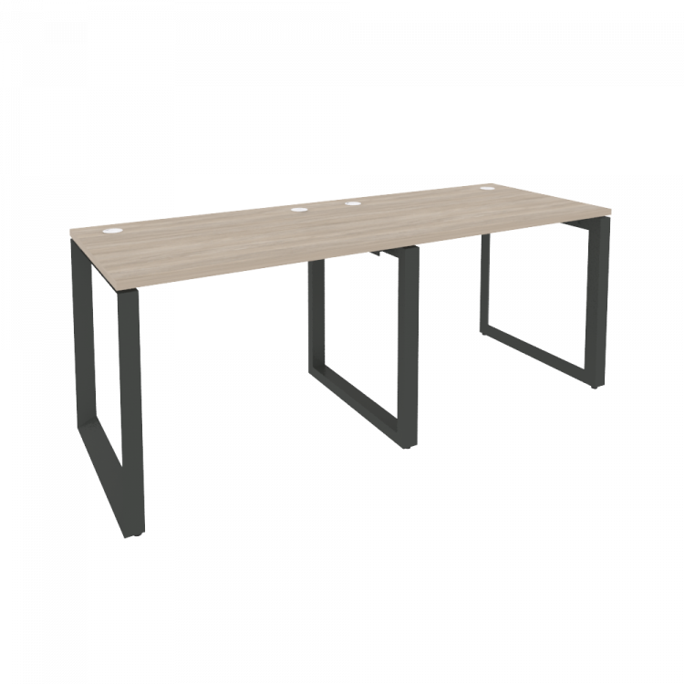 Onix Рабочая станция на О-образном м/к O.MO-RS-2.1.7 Дуб Аттик/Металл Антрацит 1960*720*750