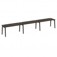 Onix Wood Рабочая станция OW.RS-3.4.7 Дуб Мали/Дуб Темный/Металл Антрацит 4740*720*750