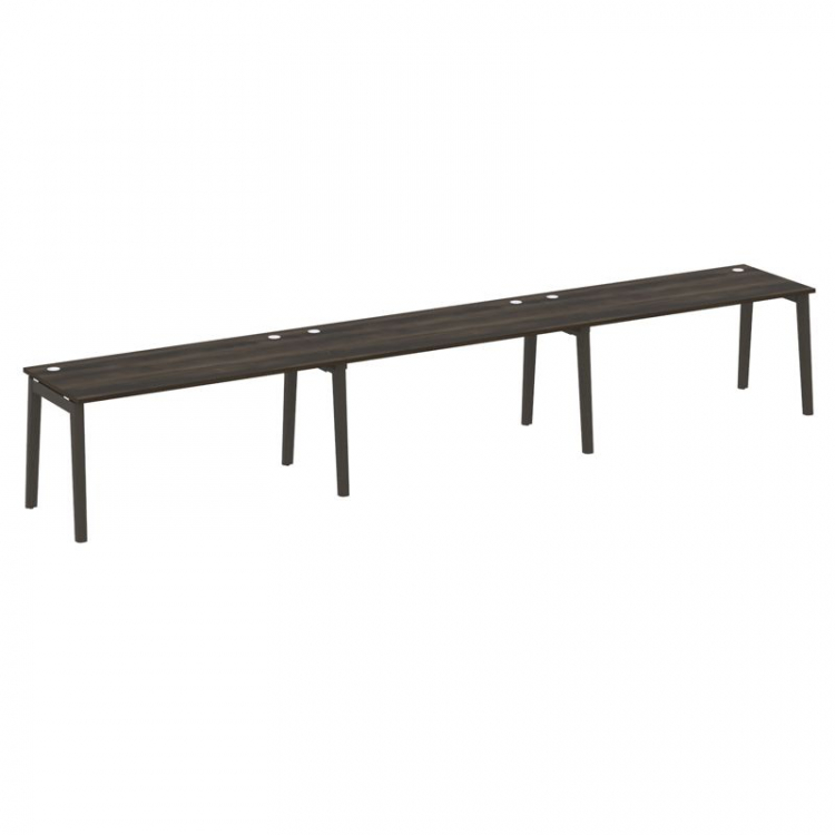 Onix Wood Рабочая станция OW.RS-3.4.7 Дуб Мали/Дуб Темный/Металл Антрацит 4740*720*750