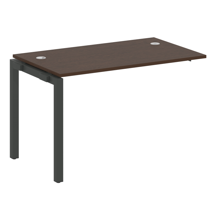 Metal System Quattro Проходной элемент рабочей станции на П-образном м/к 50БП.ПРС-СП-1.2 Венге Цаво/