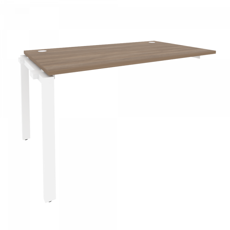 Onix Наборный элемент рабочей станции на П-образном м/к O.MP-1.NRS-3.8 Дуб Аризона/Металл Белый 1380