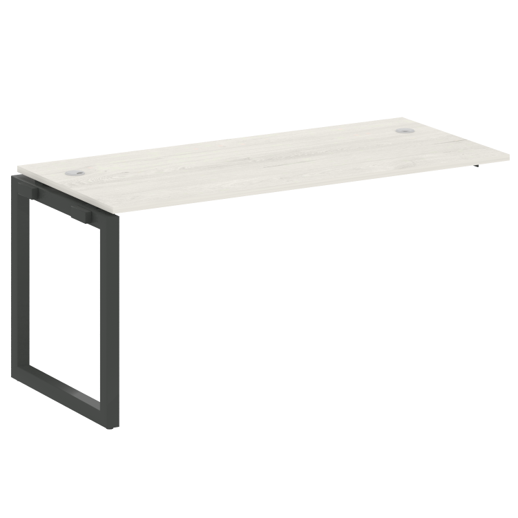 Metal System Quattro Проходной элемент рабочей станции на О-образном м/к 50БО.ПРС-СП-1.4 Дуб Наварра