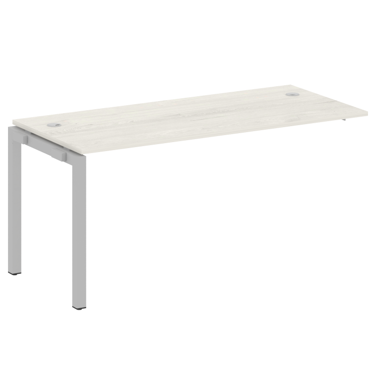 Metal System Quattro Проходной элемент рабочей станции на П-образном м/к 50БП.ПРС-СП-1.4 Дуб Наварра