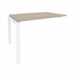 Onix Наборный элемент рабочей станции на П-образном м/к O.MP-1.NRS-2.8 Дуб Аттик/Металл Белый 1180*8
