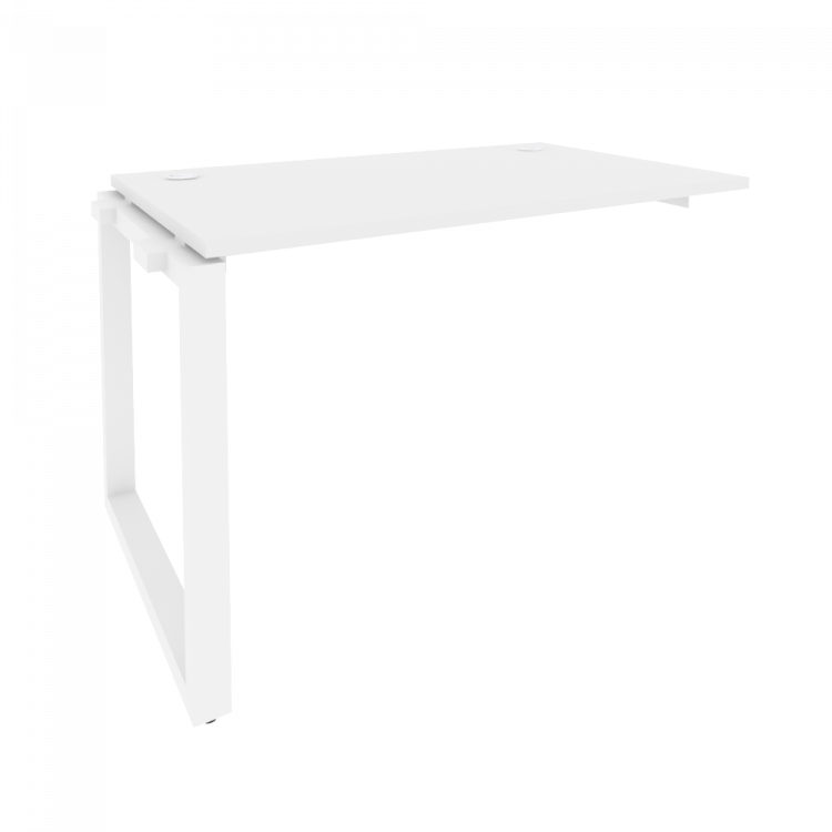 Onix Наборный элемент рабочей станции на О-образном м/к O.MO-1.NRS-2.7 Белый Бриллиант/Металл Белый