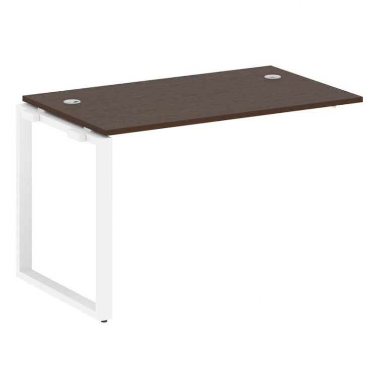 Metal System Проходной элемент рабочей станции на О-образном м/к БО.ПРС-СП-1.2 Венге Цаво/Металл Бел