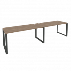 Onix Рабочая станция на О-образном м/к O.MO-RS-2.4.7 Дуб Аризона/Металл Антрацит 3160*720*750