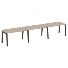 Onix Wood Рабочая станция OW.RS-3.3.8 Дуб Аттик/Дуб Темный/Металл Антрацит 4140*800*750