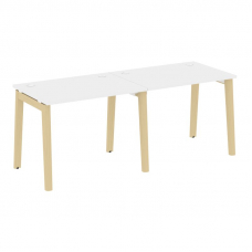 Onix Wood Рабочая станция OW.RS-2.1.7 Белый Бриллиант/Дуб Светлый/Металл Белый 1960*720*750