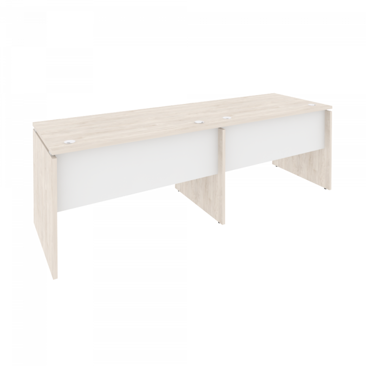 Onix Рабочая станция O.RS-2.2.7 Денвер Светлый/Белый Бриллиант 2360*720*750