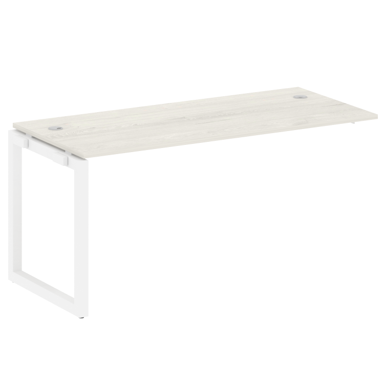 Metal System Quattro Проходной элемент рабочей станции на О-образном м/к 50БО.ПРС-СП-1.4 Дуб Наварра