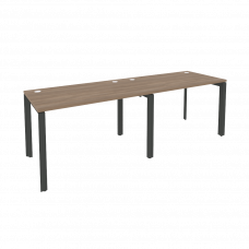 Onix Рабочая станция на П-образном м/к O.MP-RS-2.2.7 Дуб Аризона/Металл Антрацит 2360*720*750