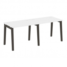 Onix Wood Рабочая станция OW.RS-2.1.7 Белый Бриллиант/Дуб Темный/Металл Антрацит 1960*720*750